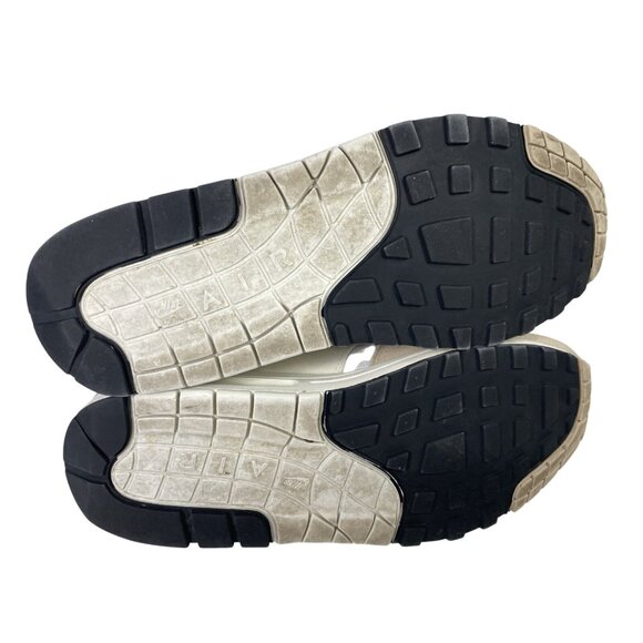 Nike Air Max 1 Sneakers Womens 11 Sandrift Athletic Running Shoes White Beige - Picture 9 of 9